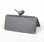 Vintage tabletop Iron Bird Frame Chalkboard BlackBoard For Home decoration