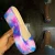 Import W&A 2020 summer hot sale high platform sandals woman fashion clear outdoor slippers slip on flat shoes from China