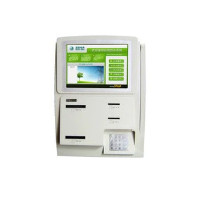 Wall Mounted Payment Kiosk Cash Deposit ATM Wifi Kiosk With Printer