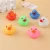 Import Water sensing rubber duck baby toys baby bathroom boys and girls swimming pool summer lighting toy beach games from China