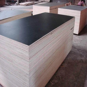 Waterproof black film faced plywood / construction shuttering plywood 1220 x 2440 x 18 mm