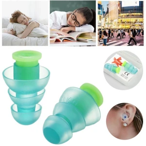 Waterproof Silicone Ear Plugs Sound Insulation Ear Protection Earplugs Anti Noise Snoring Sleeping Plugs For hearing protection