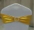 Import wedding decorating fashion polyester lycra spandex strong stretch chair sash band with self tie butterfly from China