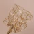Import Wedding metal flower stand gold table centerpiece crystal vase from China