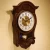 Import Weilingdun Music Hourly Chiming High Quality Clocks Europe Antique Wooden Mute Quartz Wall Clock from China