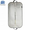 White cloth cover canvas bag garment packing cover bag for suit