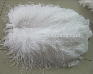 White Decorative Large Ostrich Feather For Wedding For Sale