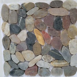 White Natural Pebble Stone Mosaics