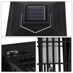 White & UV LED Solar Light Rechargeable Mosquito Killer Lawn Lamp Lawn Lights Outdoor insect killing Lantern for Garden Farm