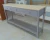 Import White Wooden display console table with storage drawer and shelf for living room from China