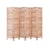 Whitewashed Wood Louver Room Divider Screen