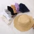 Import wholesale 2021 summer washed  cotton solid color blank frayed wide brim fringed floppy Fisherman bucket hat from China