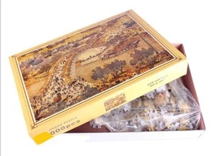 wholesale adult jigsaw puzzles 1000 pieces for Children Educational gift
