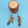 Wholesale and retail feather wood bead arm chain Bohemian style bracelet