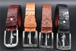 Wholesale animals skin PU leather belt for men