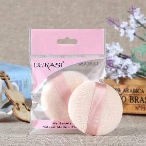 Wholesale Beauty Make Up Tools Dry Use Cotton Round Loose Cosmetic Powder Puff