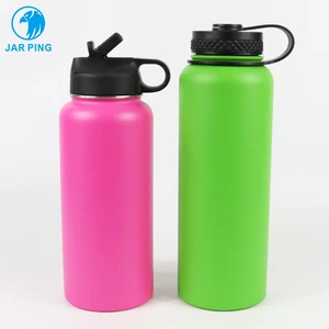 Wholesale BPA Free Food Grade Portable Reusable Coffee Hydro Bottle Stainless Steel Water Bottle Yoga Fitness flask JP-104A-3