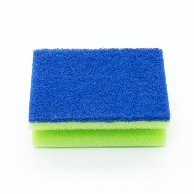 Wholesale cheap price kitchen cleaning green scrubbing pad sponge