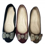 Wholesale cheap Womens shoes with flat tops Light and easy to wear walking style shoes shallow mouth flat shoes