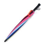 Wholesale Custom 23inch 24 Panels Rainbow Colorful Eco-friendly Straight umbrella For Sale