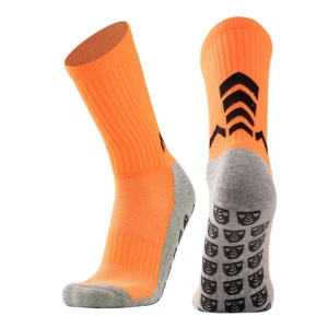 Wholesale custom arrow football socks point glue non-slip sports socks thick towel bottom massage bottom mid-tube socks