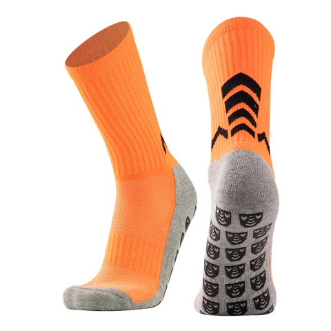 Wholesale custom arrow football socks point glue non-slip sports socks thick towel bottom massage bottom mid-tube socks