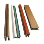 Wholesale custom industrial powder coated rubber decorative  extruded frame aluminum profile
