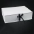 Import Wholesale custom made luxury white rigid book shaped magnetic closure gift box with ribbon foldable from China