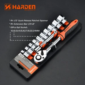 Wholesale Custom Professional 12PCS 12.5mm Professional Hand Tool Socket Set