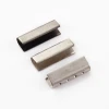 Wholesale custom small belt end tips adjustable metal belt clips