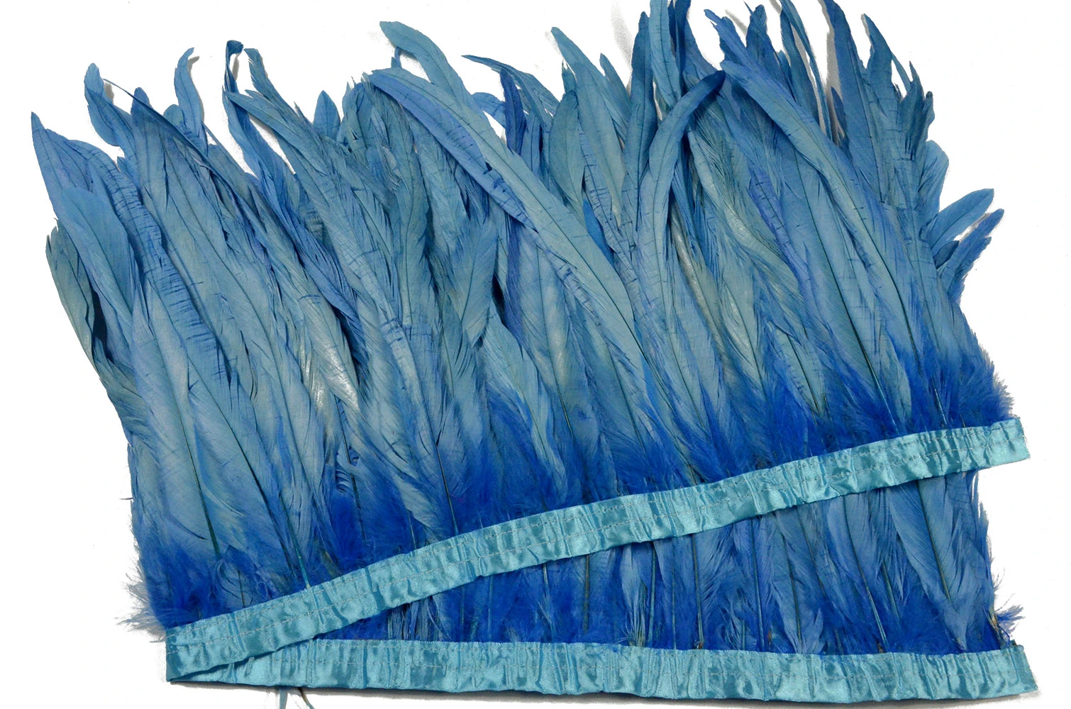 Wholesale Dyed Various Colors Half Bronze Cock tail Fringe Coque ribbon Carnival  Feathers Carnival  Feathers