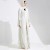 Import Wholesale elegant women&#39;s white Islamic Clothing Fashion Lace and pearl chain accessories islamic clothing abaya from China