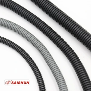 Wholesale Factory price White Black Plastic Nylon Cable Flexible Corrugated Pipe hose