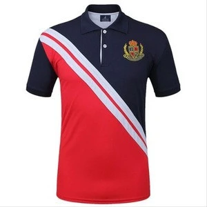 Wholesale Fancy Design Top Quality Men Polo With Customized Printed Logo Collegiate polo
