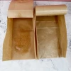 wholesale grocery paper bag square bottom food kraft paper bag without handle