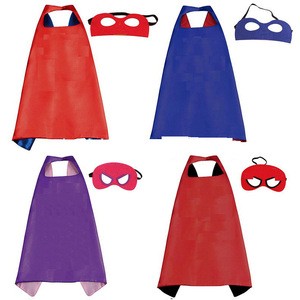 Wholesale halloween costume superhero capes and masks for kids