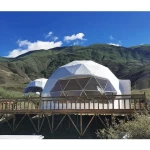 wholesale high quality luxury hotel tent glamping party geodesic dome house tent
