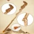 Import Wholesale Hiking Pole Poles Root Walking Stick Handmade Peach Wood Carving Drawing Wooden Outdoor Tools from China