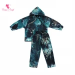 Wholesale infants clothes sets most tie-dye new born baby clothes sets sopts style boy clothes sets