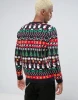 Wholesale Knitted Snowman Ugly Christmas Pullover Sweater for men
