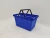 Import Wholesale large capacity plastic shopping hanging basket grocery supermarket and grocery basket from China