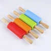 Wholesale mini Kitchen Bakeware Accessories Pastry Tools Silicone Rolling Pins For Baking