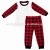 Import Wholesale Monogram Fancy Sleepwear Black Red Kids Christmas Baby Pajamas from China