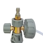 Wholesale New Car Washing 1/4 Quick Insertion Adjustable Big Mouth Pressure Snow Foam Lance Yellow Multifunctional Water Sprayer