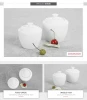 Wholesale new products porcelain ceramic sugar pot with lid