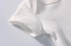 Wholesale newborn bodysuit  100% cotton  plain white baby romper