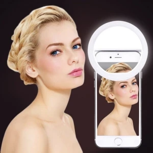 Wholesale Portable Rechargeable Usb Camera Flash Phone Led Selfie Ring Light