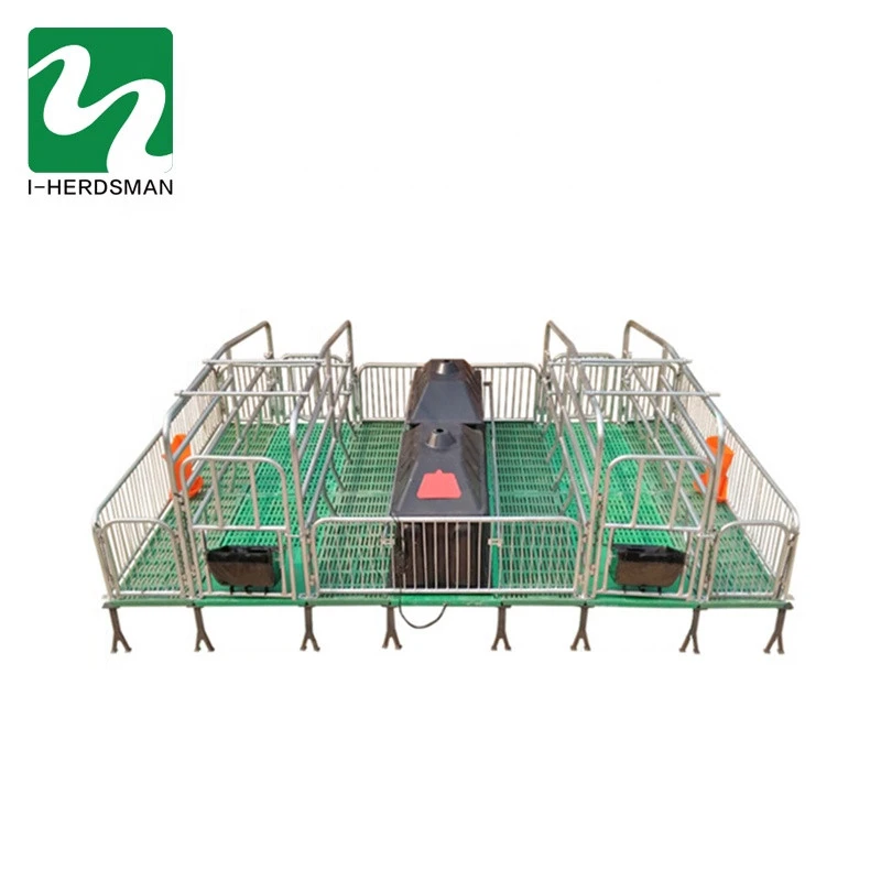 Wholesale Price Easy Installation Pig Farm House Incubator Sow Gestation Bed Galvanized Pig Sow Farrowing Bed Crates