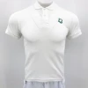 Wholesale Promotion Custom White Knit 95% Cotton And 5% Spandex Uniform Men Pique Polo Shirt