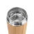 Wholesale promotion eco-friendly life stainless steel double walled travel Bamboo Vacuum Flask
